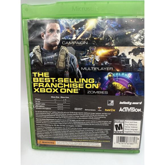 Call of Duty: Infinite Warfare (Xbox One, 2016) Tested - Picture 3 of 6